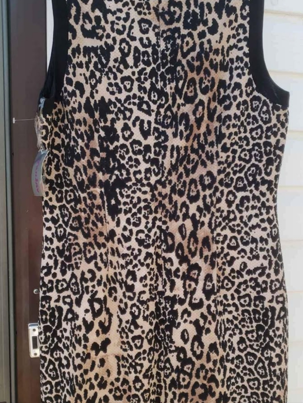 Leopard Print Sleeveless Dress